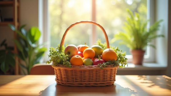 Un panier de fruits au bureau pour booster votre équipe